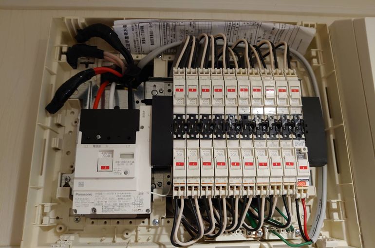 電気工事　東電申請　分電盤　東京